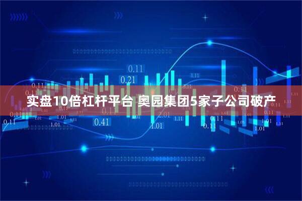实盘10倍杠杆平台 奥园集团5家子公司破产